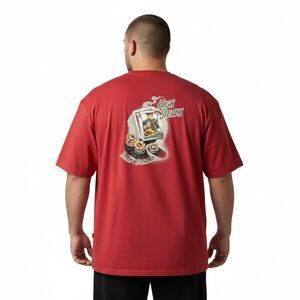 Tommy Bahama High Steaks Poker Graphic T-Shirt Men XXXL Red Las Vegas Gambling